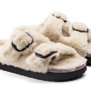 Birkenstock Papillio Arizona Big Buckle Shearling